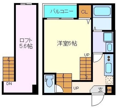 南仙台駅 徒歩10分 1階の物件間取画像